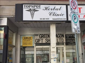 The Topspot marijuana dispensary was raided by Ottawa police on Jan.13.