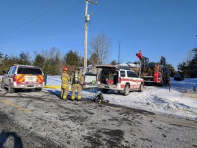 Firefighters put out a fire at a Kars bungalow Sunday morning after a passing motorist spotted smoke.