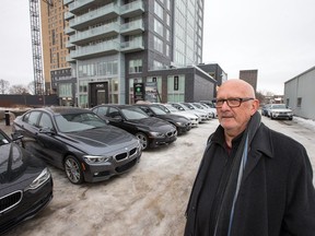 Gary Davis lives at 100 Champagne St. S. and he's not happy that Mastercraft Starwood wants to turn a future condo site at 115 Champagne into a parking lot for Otto's BMW.