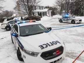 Gatineau Police are investigating a homicide at a home at 171 Cite-des-Jeunes Blvd. on Wednesday.