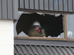 An investigation is underway into the cause of the fire that broke out at the Manotick Arena early Friday January 27, 2017.  Tony Caldwell