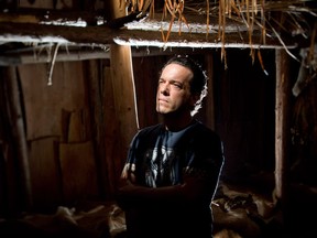 Author Joseph Boyden at Huronia Museum in Midland, Ontario, August 21, 2013.