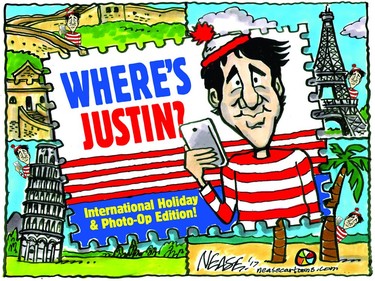 Where's Justin? The prime minister has found himself at the centre of a debate over his vacation to the Bahamas.