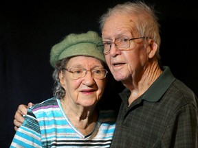 Norman and Mae Davis, 94 and 91 years old, were reunited on Wednesday following three weeks' living apart, their first separation since they married in 1945.