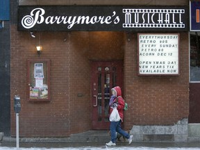 Barrymore's, sporting a new sign installed over the entrance to the music hall.