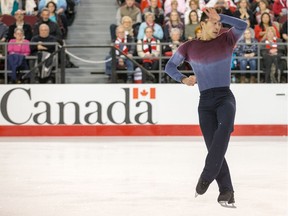 Patrick Chan skates the long program on Saturday, Jan. 21, 2017 at the TD Place arena on his way to a ninth men's title as the National Skating Championships.