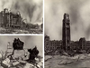 Cold War illustrations prepared by the Canadian Emergency Measures Organization depicting Ottawa after a nuclear explosion.