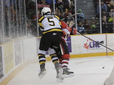 The Ottawa 67's take on the Kingston Frontenacs in OHL action at TD Place on Saturday, Jan. 7, 2017.