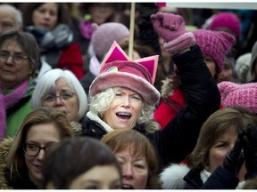 Thousands in Ottawa marched in support of the Women's March on Washington last weekend.
