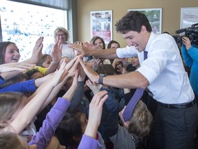 Prime Minister Justin Trudeau is back in Ottawa after spending two days touring Quebec. THE CANADIAN PRESS/Ryan Remiorz ORG XMIT: RYR108