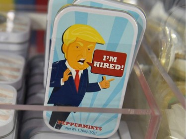 And ... Donald Trump peppermints to freshen the palate.