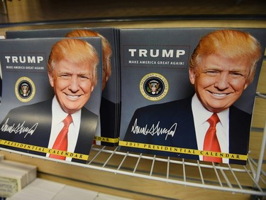No home would be complete with at least one Donald Trump calendars.