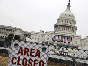 The U.S. Capitol building is seen ahead of Friday's inauguration of President-elect Donald Trump in Washington, D.C. Authorities expect tens of thousands of supporters and protesters to descend on Washington for the inauguration ceremony.