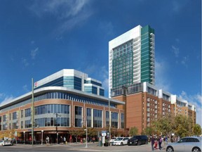 Artist's conception of the new tower planned for Preston Square