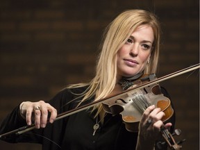 Anna Ludlow plays Celtic fiddle in the OC Sessions space at the Ottawa Citizen Wednesday, February 1, 2017. (Darren Brown/Postmedia) Assignment 125881