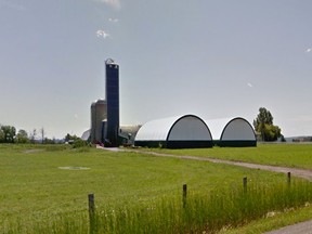 Barn area of farm on Gréber Boulevard in Gatineau.