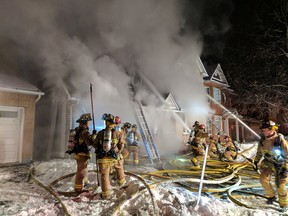 Barrhaven fire (19 Westwinds Place)