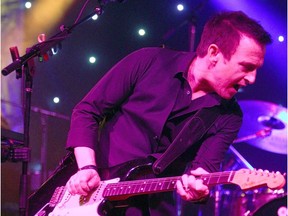 Canadian rocker Colin James performs at the Thorncliffe-Greenview club in Calgary, Alta. on February 28, 2014.