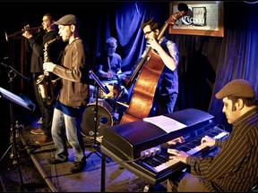 The Atlantis Jazz Ensemble at Le Petit Chicago in Hull in January 2017.