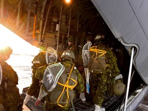 Canadian Forces photo from the exercise taking place at Goose Bay.