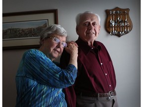 Ursula Robitschek and her partner, Johann Moennich, who suffered a fall last year and was referred to a local clinic that specializes in prevention.