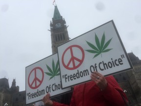 A recent marijuana-legalization rally on Parliament Hill. Come July 1, 2018, cannabis use may well be legal.