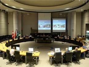 City Hall council chambers. Council will consider whether to designate Ottawa a 'sanctuary city.'