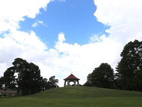 The Macdonald Gardens Park gazebo in Ottawa.