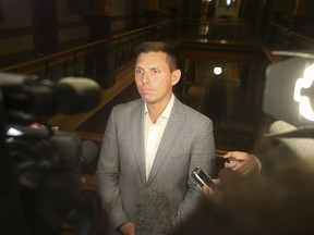 Ontario Conservative Opposition Leader Patrick Brown in the legislature on Thursday February 2, 2017.