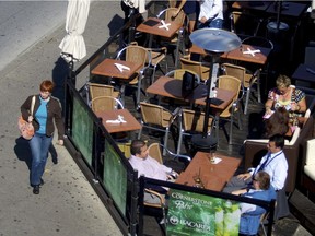 Ottawa charges just under $200 per square metre for patios that encroach on city property, which is many of them.