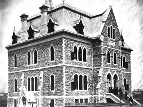 One of Ottawa's most historic buildings is Lisgar Collegiate Institute, at the east end of Lisgar Street.