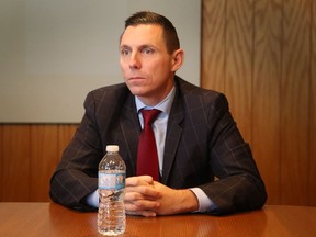 Patrick Brown, leader of the Progressive Conservative Party of Ontario, at the Ottawa Citizen's editorial board on November 23, 2016.