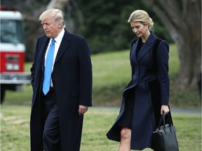 U.S. President Donald Trump outside the White House, on Feb. 1.