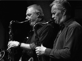 Toronto saxophonists Pat LaBarbera and Kirk MacDonald make up the potent frontline of a quartet that plays Montreal, Toronto and Ottawa this week.