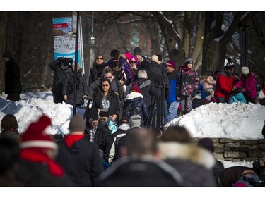 The canal was full of skaters Saturday on the Family Day long weekend and the final weekend of Winterlude.