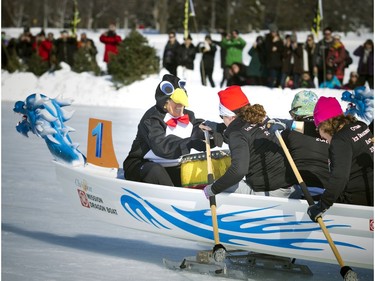 The first ICE Dragon Boating event in North America was held Saturday February 18, 2017 on Dow's Lake during Family Day long weekend and the final weekend of Winterlude.