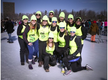 The Sportschick's were one of many teams taking part in the first ICE Dragon Boating event in North America was held Saturday February 18, 2017 on Dow's Lake during Family Day long weekend and the final weekend of Winterlude.