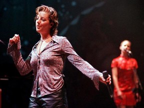 Sarah McLachlan performs at Lilith Fair in Mountain View, Calif., in this Tuesday, July 8, 1997 file photo. THE CANADIAN PRESS/AP/Robin Weiner