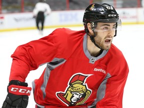 Ben Harpur practised with the Ottawa Senators at Canadian Tire Centre in December. He played one game before being re-assigned to Binghamton of the AHL.  Jean Levac/Postmedia