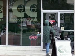 Cannabis Culture reopened its doors after raided the day before, March 10, 2017.