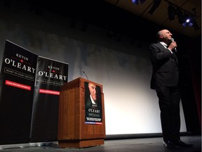 Conservative leadership candidate Kevin O'Leary addresses students at Carleton University Saturday, March 18. Elise Schulzke, Postmedia