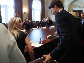 Prime Minister Justin Trudeau and Ivanka Trump seem to be bonding these days.