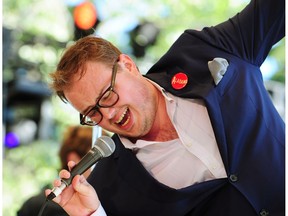 St. Paul and the Broken Bones performs at Interstellar Rodeo in the Hawrelak Park, Heritage Amphitheatre in Edmonton, July 27, 2014.