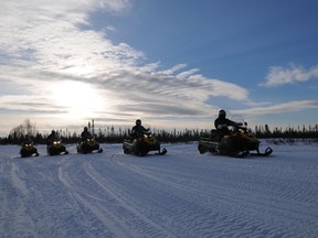 File photo showing military training in Labrador. DND photo.