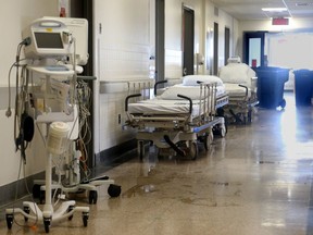 The scene of the fourth floor of the east wing of Hull Hospital.