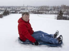 Teddy Smith on Carlington Hill.