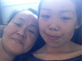 Geela Kilabuk and her daughter, Ileen Kooneeliusie. Ileen died in CHEO Jan. 13, 2017.