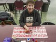 Gisele Nault enjoys bingo.