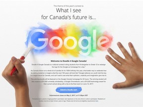 Google is inviting students to design a special Doodle for Canada 150.