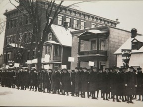 The current Centre de Service Guigues in Lowertown has a long history as a French school and was the centre of the French revolt known as the Battle of the Hatpins, that resulted in French education gaining rights in Ontario